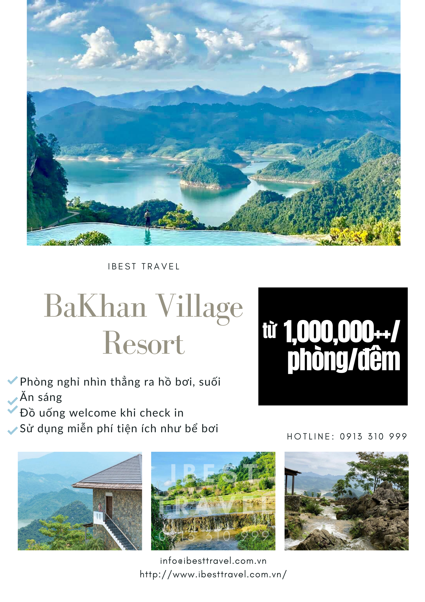 BAKHAN VILLAGE RESORT - TRẢI NGHIỆM HỒ BƠI VÔ CỰC KHÁC BIỆT